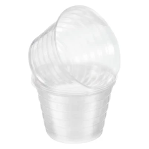 10 Pack Planter Saucers Plastic Round Flowerpot Drip Trays 5 Inch Clear - Picture 1 of 5