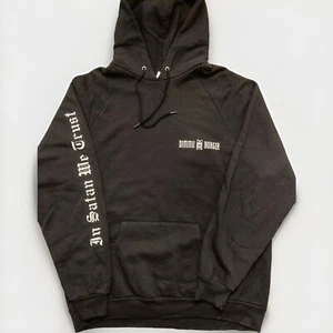 VINTAGE DIMMU BORGIR HOODIE PURITANICAL EUPHORIC BLACK METAL RARE 1349 EMPEROR - Picture 1 of 5