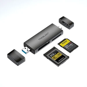 CFexpress Type B and SD UHS-II Dual-Slot Memory Card Reader, USB 3.2 10Gbps - Picture 1 of 6