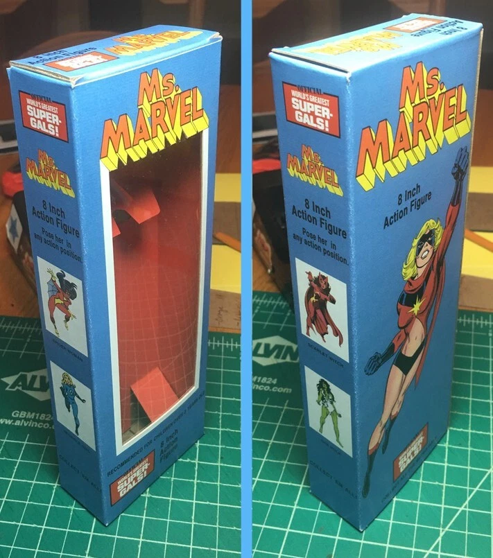 SOLO CAJA PERSONALIZADA MEGO 8" MS. MARVEL Foto 1 de 1