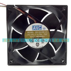 AVC DS12025B12H 12025 12V 0.75A 12CM 3pin Cooling Fan - Picture 1 of 5