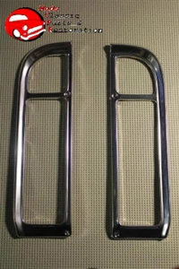 1969 1970 1971 1972 CHEVY TRUCK TAIL LIGHT BEZELS NEW PAIR - Picture 1 of 1