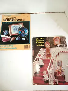 "Collectors' Showcase & Mott Miniature" Collection mags set of 2 pre-owned - Picture 1 of 3