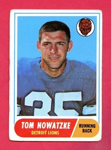 1968 Topps Fußball # #78 Tom Nowatzke niedrige Qualität - Bild 1 von 1