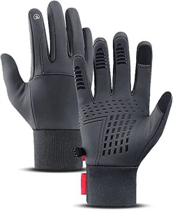 Winter Gloves Touchscreen Warm Thin Liner Running Gloves for Work Riding Driving - Picture 1 of 11