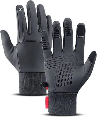 Winter Gloves Touchscreen Warm Thin Liner Running Gloves for Work Riding Driving - Image 1 of 4