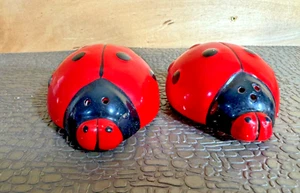 Marienkäfer Keramik Salz und Pfefferstreuer - Bild 1 von 6