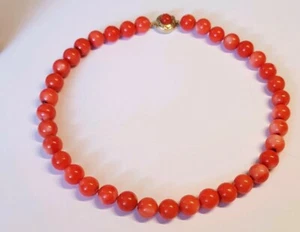 Korallen Collier   Top anschauen!!! - Picture 1 of 3