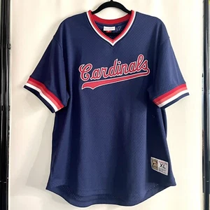 Camiseta deportiva de béisbol de los Cardenales de San Luis - Mitchell Ness - Colección Cooper’s Town - Imagen 1 de 5