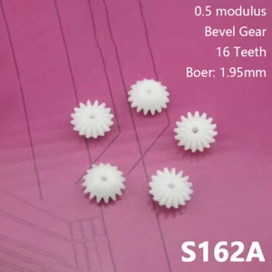 0.5 Module Plastic Bevel Gear Helical Gear Right Angle S162A 16T Tooth Model DIY - Picture 1 of 3