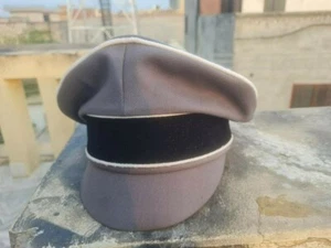 WW2 German Elite Crusher Cap Hats Old Style Cloth Peak WWII Reproduction - Picture 1 of 12