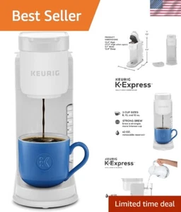 Schnellbrühende K-Express Kaffeemaschine mit automatischer Abschaltsicherheit, warme Steinoberfläche - Bild 1 von 8