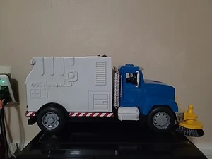 Driven By Battat Street Sweeper Blue Truck Working Lights and Horns. - Picture 1 of 10