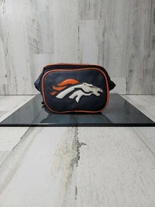 NFL Denver Broncos Vintage Genuine Leather Stitched 3 Pocket Fannie Pack  - Picture 1 of 6