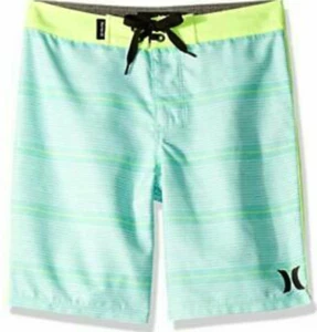 NWT Hurley Small Boy's Boardshorts Swim Size 4 Tropical Twist 882852 - Picture 1 of 4