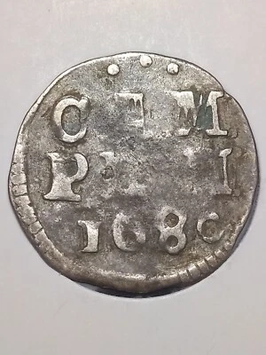 Netherlands Kampen 2 Stuiver 1680. - Image 1 of 2