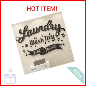 DecorSmart Laundry Room Decor Sign Farmhouse Laundry Sign Wall Decor 139 (Black) - Picture 1 of 2