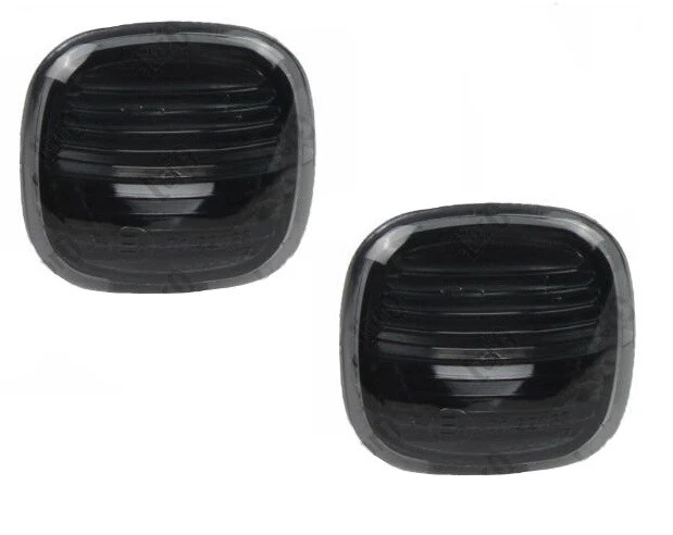 2x Seitenblinker Schwarz für Skoda Fabia Octavia 1Z Roomster 5J Superb 3T Smoke - Bild 1 von 1
