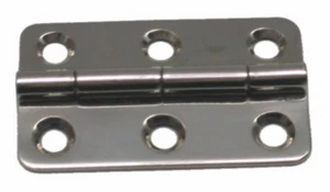 Notenpultband Scharnier  40 x 25 x 1 mm Nickel - hochglanz - Bild 1 von 1