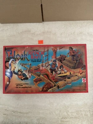 Hook Lost Boy Attack Raft *Turn The Tide On Captain Hook 1991 New Sealed Box - Image 1 of 4