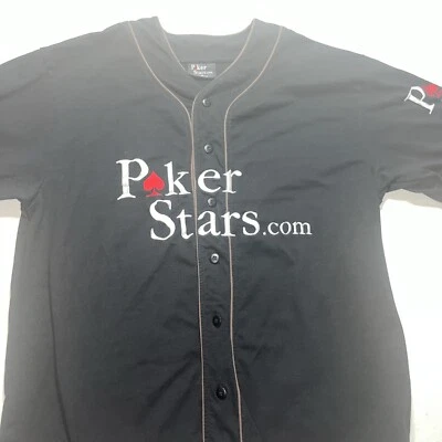 Camisa de beisebol Pokerstars WSOP Team 2006 preta média - Imagem 1 de 4