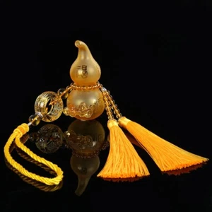 Gourd Car Pendant Hanging Ornament Lucky Fortune Rearview Mirror Decoration - Picture 1 of 4