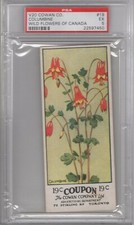 1920 Cowan Co. V20 Wild Flowers of Canada #19 Columbine Graded PSA 5