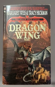DRAGON WING Vol. 1 By Margaret Weis & Tracy Hickman Bantam 1990 PAPERBACK BOOK - Picture 1 of 9