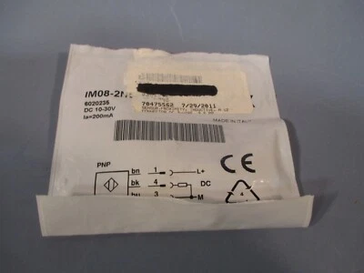 SENSOR INTERRUPTOR DE PROXIMIDAD INDUCTIVO ROSCADO CILÍNDRICO ENFERMO IM08-2N5PS-ZC1 Foto 1 de 3