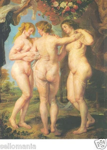 POSTAL RUBENS LAS TRES GRACIAS 210 x 150 mm PAINTING POSTCARD PAINTER TP11611 - Imagen 1 de 1