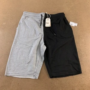 Evolution In Design Boys Size XL (18/20) Black Gray Pocketed Casual Shorts NWT - Picture 1 of 5