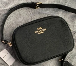 Coach CA069 Jamie Women's Crossbody Mini - Black - Picture 1 of 4