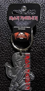 IRON MAIDEN - OFFICIAL KEYCHAIN ( KILLERS ) METAL KEY RING  - Picture 1 of 3