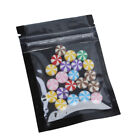 100 Flat Clear/Black Poly Reclosable QuickQlick™ Bags 6.5x9cm (2.5x3.5")