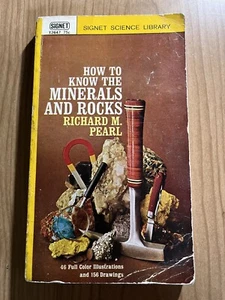 HOW TO KNOW THE MINERALS AND ROCKS by Richard M. Pearl vintage 1955 paperback - Picture 1 of 3
