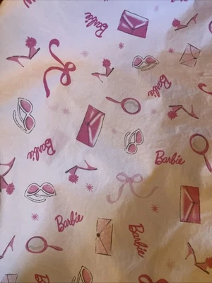 Pottery Barn Kids Barbie Full/Queen Duvet Cover-Flat-Fitted sheet-set of 3 NICE - Image 1 of 4