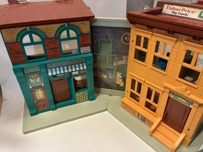 Vintage 1974 Fisher Price Little People Play Family Sesame Street House #938 - Imagem 1 de 2