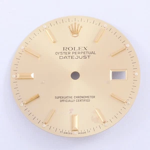Rolex Datejust 36mm Champagne Stick Dial w/ Sec & Min Track, T Swiss Made T #C31 - Picture 1 of 5