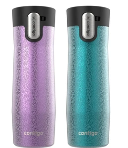 Paquete de 2 tazas de viaje Contigo AUTOSEAL West Loop de acero inoxidable 20 oz paquete de 2 - Imagen 1 de 3