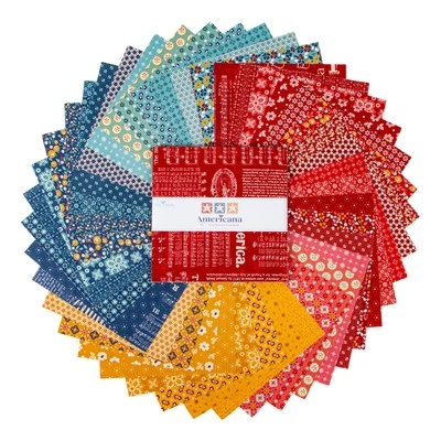 Riley Blake Americana Fabric Layer Cake by Lori Holt 42 10 Inch Squares - Image 1 of 4