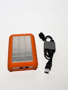 LaCie Rugged 1TB Portable Hard Drive USB 3.0 FireWire 800 – Tested Working - Picture 1 of 6