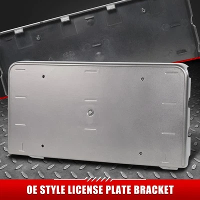 Soporte de montaje de matrícula gris para parachoques delantero gris para Audi TT TTS Quattro 16-22 Foto 1 de 4