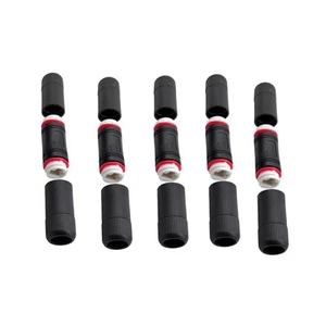 Double Head RJ45 Waterproof Ethernet Network Cable Connector Coupler Adapter A - Photo 1/9