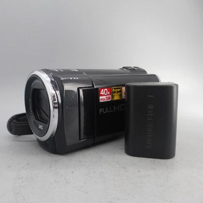 JVC Everio GZ-E15BEK Handheld High Definition HDD Camcorder Black Tested - Image 1 of 4