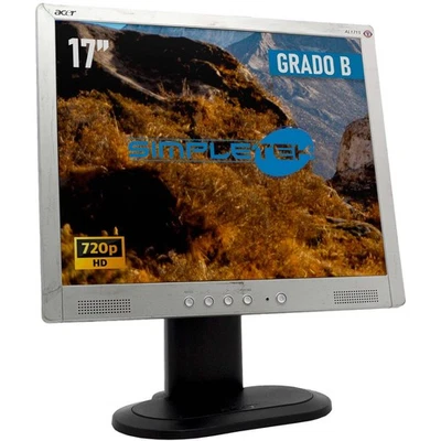 Acer AL1715 Bildschirm LCD Display 17 " 4:3 5:4 VGA Lautsprecher Audio- Vfd - Bild 1 von 4
