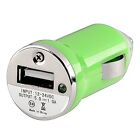 Mini USB Car Charger Adapter - Green