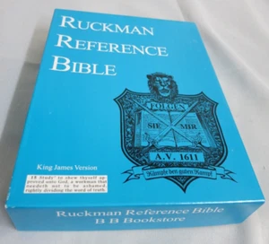The Ruckman Reference Bible Standard Edition Black Calfskin KJV NEW! - Picture 1 of 12