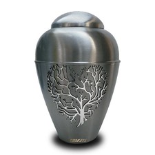 Metal Urn for Ashes Tree of Life Funeral Urn Large Memorial Cremation Urn Adult