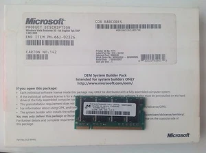 Windows Vista Business 32bit Full Oem - Picture 1 of 5