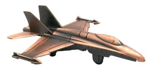 F-18 Hornet Jet Fighter USAF Plane Die Cast Metal Pencil Sharpener Desk Ornament - Picture 1 of 4